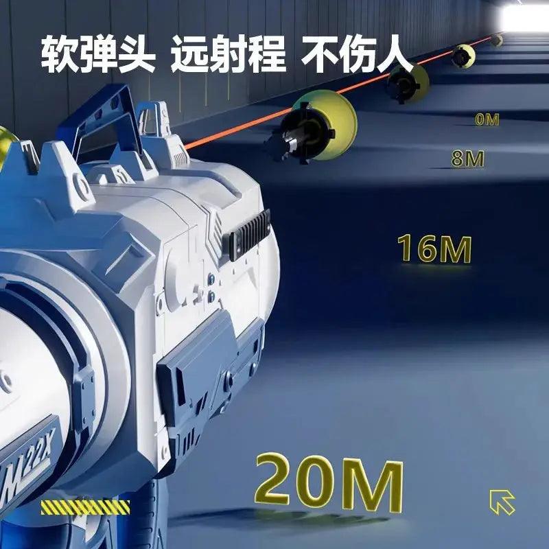  Eight Barrel Toy Rocket Launcher Pistol Lights Sound -  ToylandEU™
