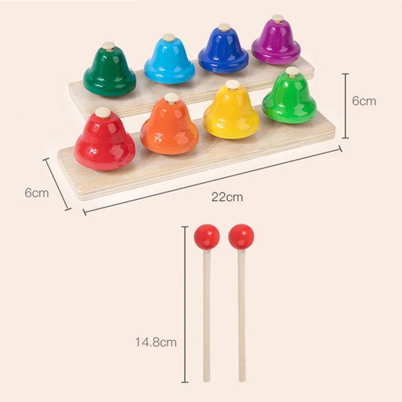Eight-Tone Montessori Musical Instrument for Kids - Percussion Fun! - ToylandEU