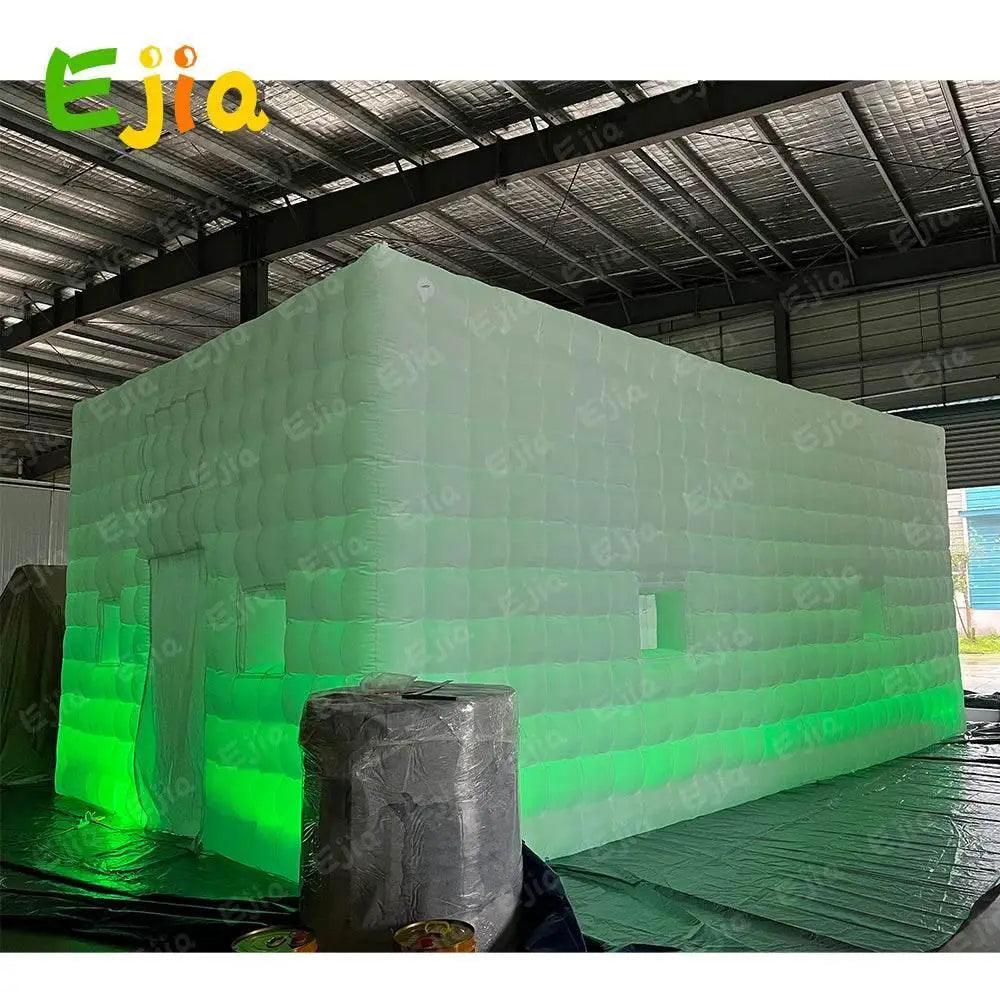  Ejia 20/26ft Oxford Inflatable Disco Tent - Portable Party Cube with Blower for Backyard Celebrations -  ToylandEU™
