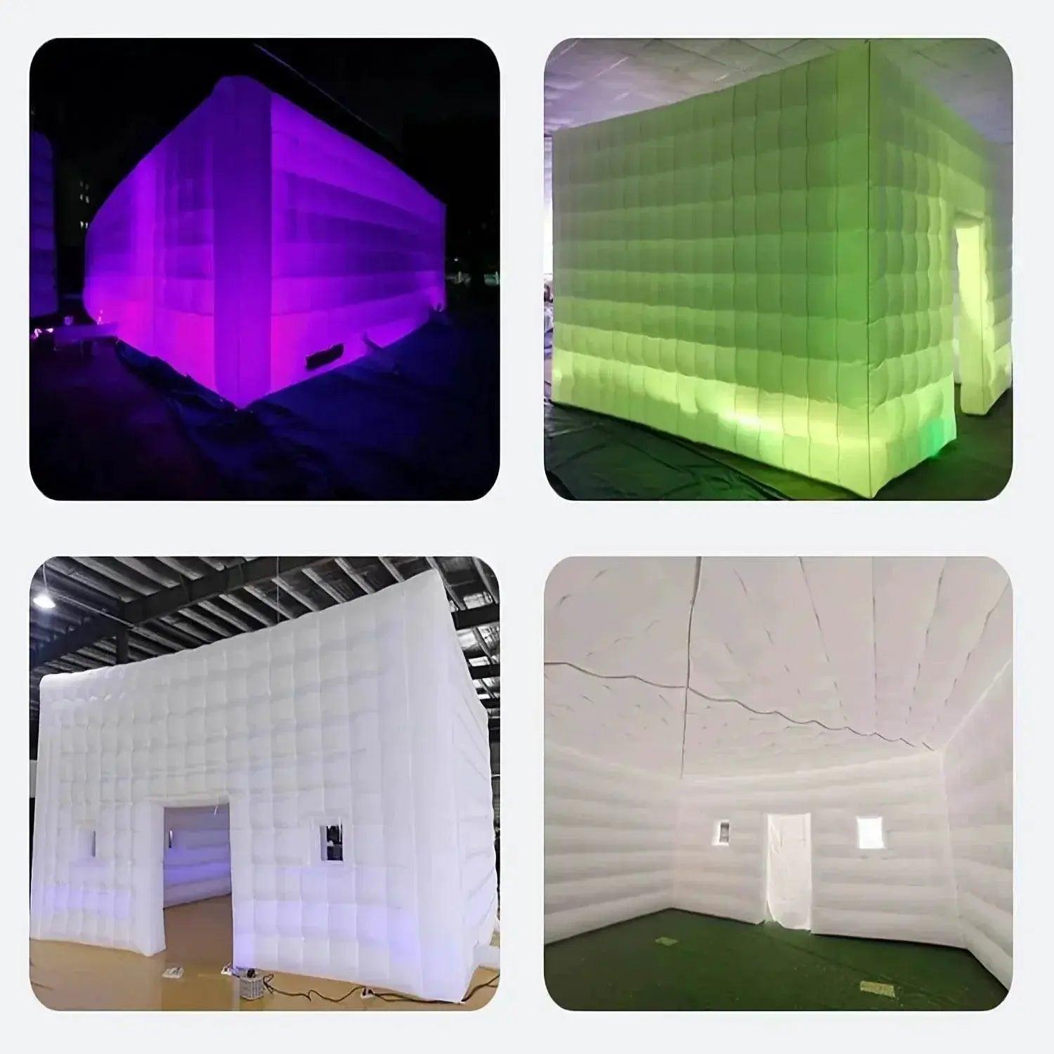  Ejia 20/26ft Oxford Inflatable Disco Tent - Portable Party Cube with Blower for Backyard Celebrations -  ToylandEU™