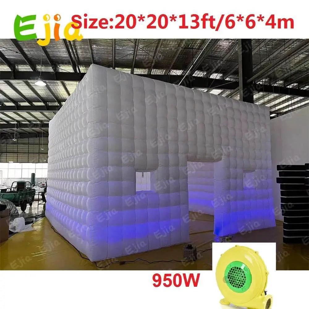  Ejia 20/26ft Oxford Inflatable Disco Tent - Portable Party Cube with Blower for Backyard Celebrations -  ToylandEU™