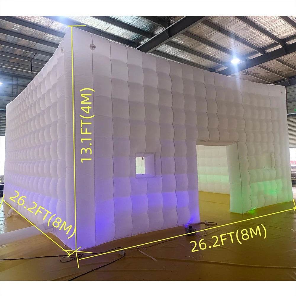 Ejia 20/26ft Oxford Inflatable Disco Tent - Portable Party Cube with Blower for Backyard Celebrations - ToylandEU
