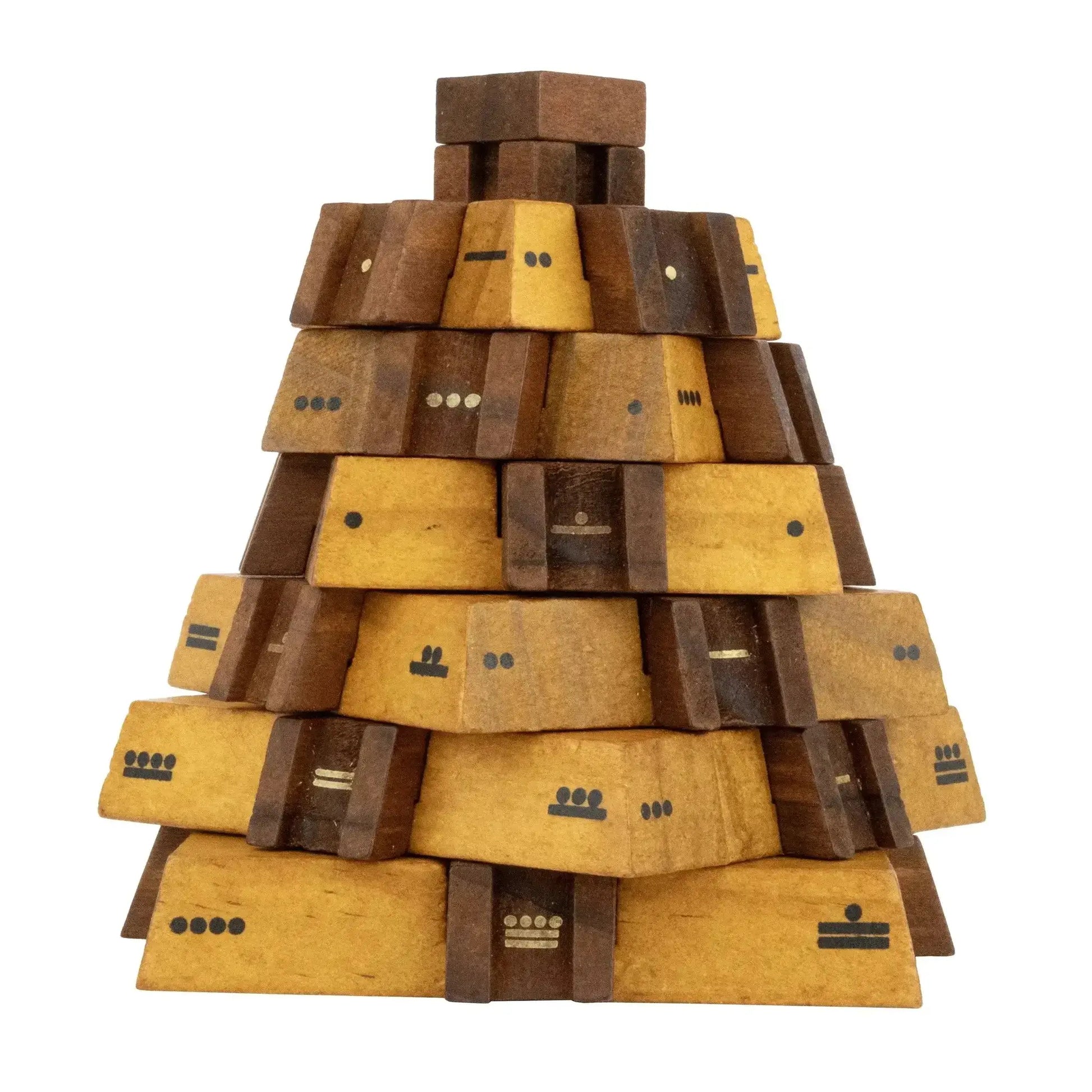 El Castillo Pyramid - Mathematical Wooden Puzzle - ToylandEU