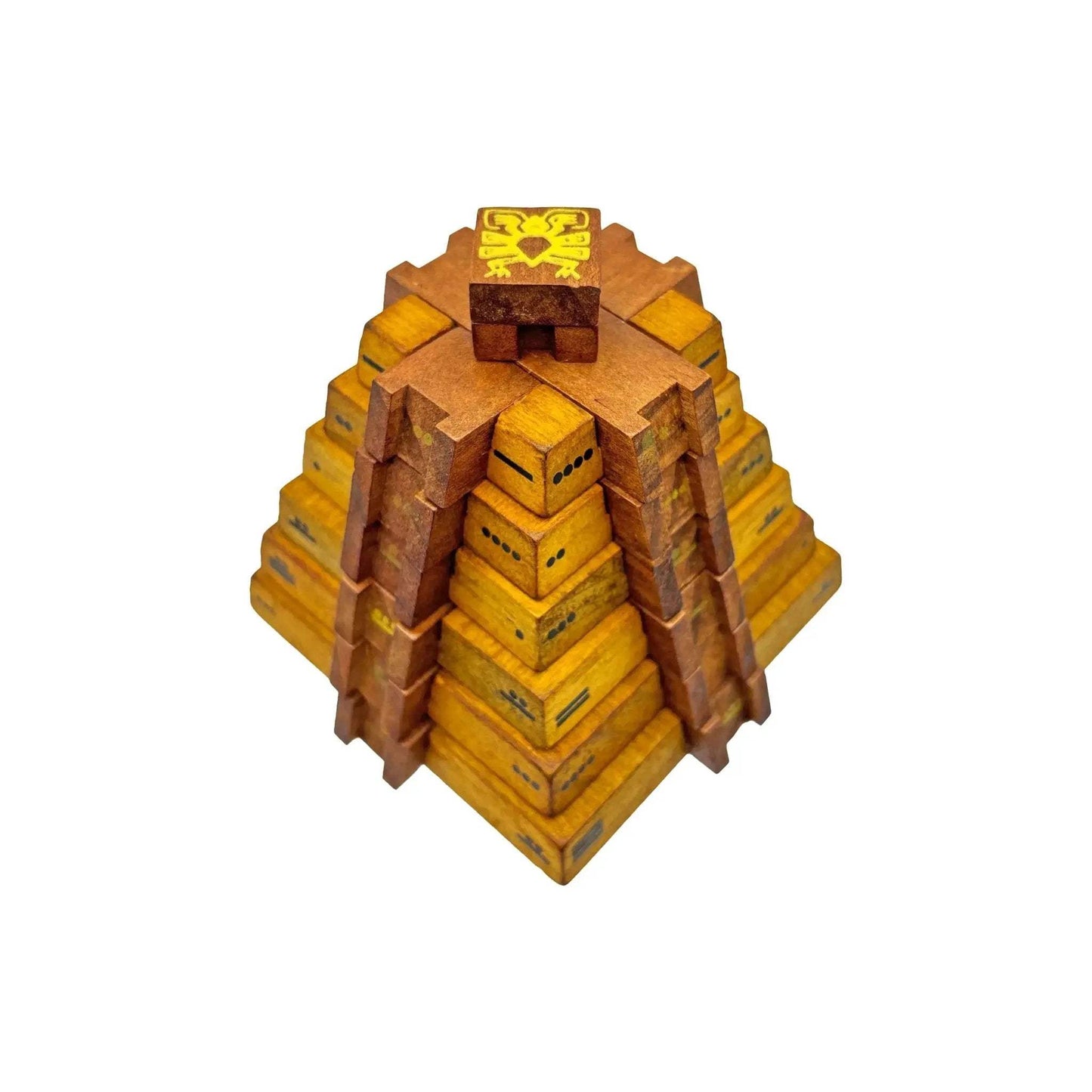 El Castillo Pyramid - Mathematical Wooden Puzzle - ToylandEU