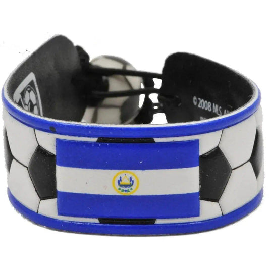  El Salvador Flag Genuine Leather Bracelet Soccer Classic -  ToylandEU™