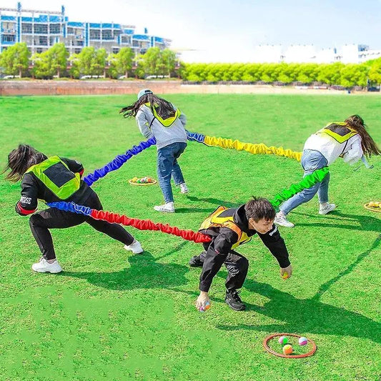  Elastic Rope Game Outdoor Team Building Kids Bonding -  ToylandEU™