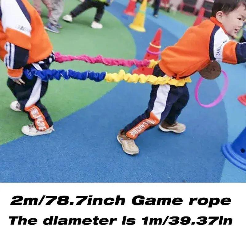  Elastic Rope Game Outdoor Team Building Kids Bonding -  ToylandEU™