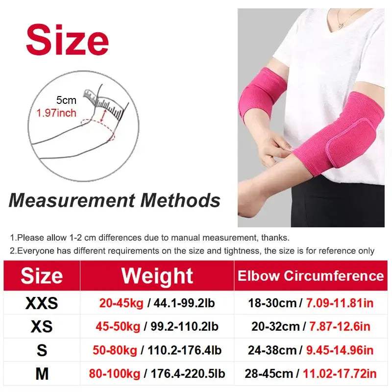 Elastic Thickened Sponge Elbow Pads For Sports Protection - ToylandEU