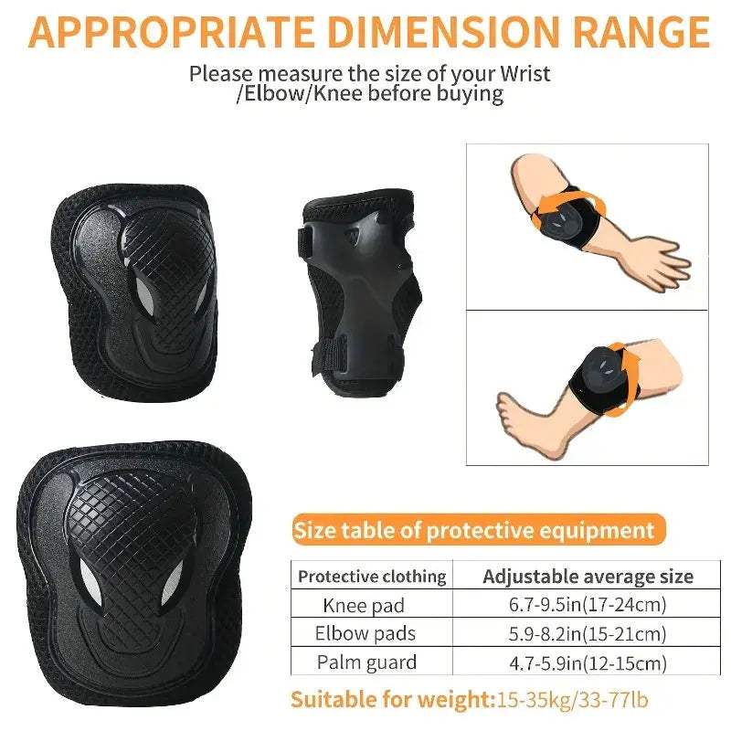 Elbow Pads And Knee Pads Set For Enhanced Skating Protection - ToylandEU
