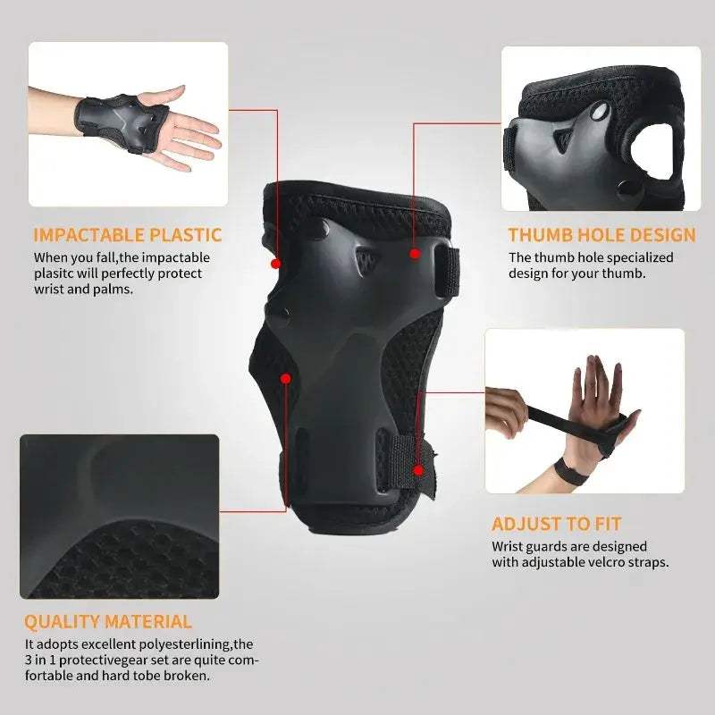 Elbow Pads And Knee Pads Set For Enhanced Skating Protection - ToylandEU