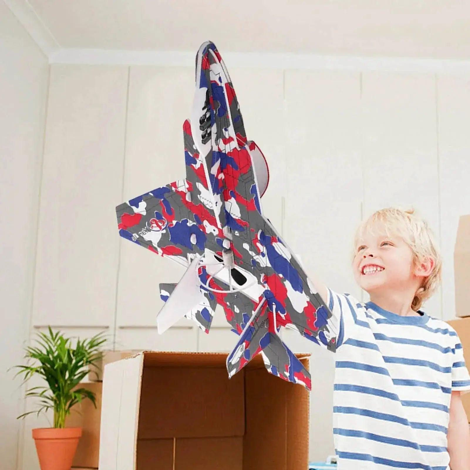  Electric Airplane Toy Rechargeable Foam Glider Plane -  ToylandEU™