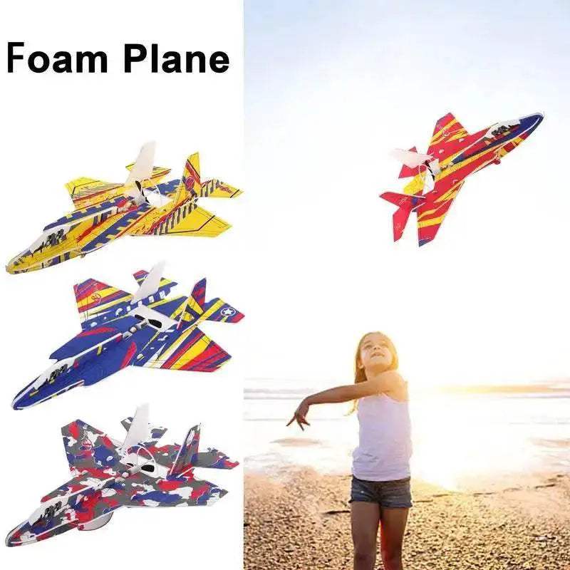  Electric Airplane Toy Rechargeable Foam Glider Plane -  ToylandEU™