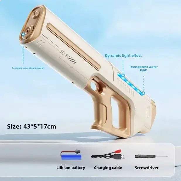 Electric Automatic Water Gun for Kids with Large Capacity - ToylandEU