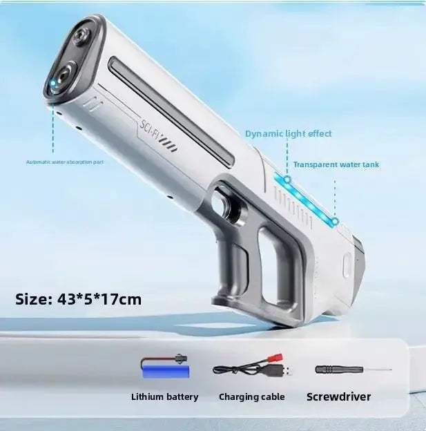 Electric Automatic Water Gun for Kids with Large Capacity - ToylandEU