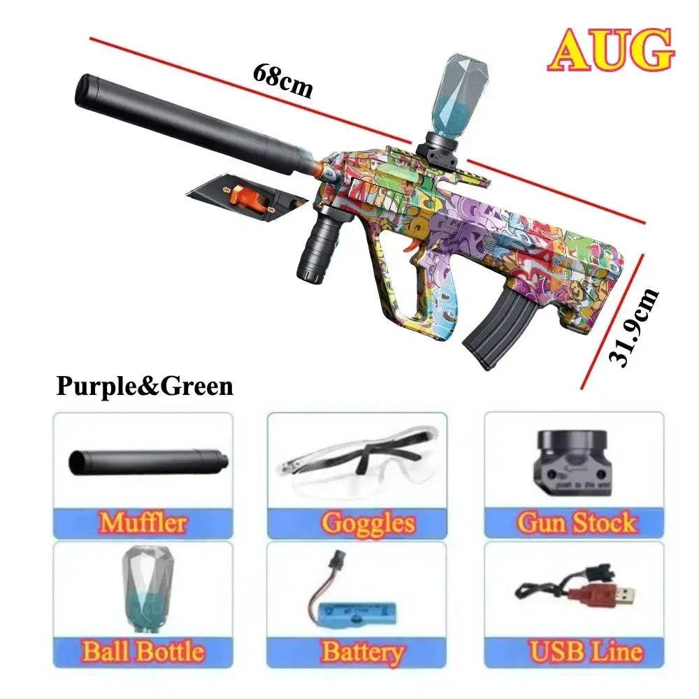 Electric Ball Blaster Toy Gun High Speed Rechargeable Outdoor Game - ToylandEU