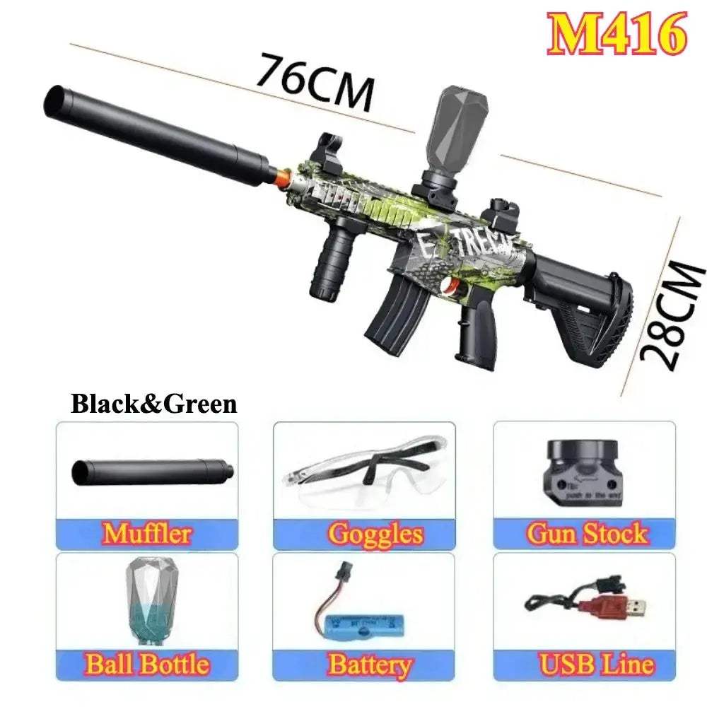 Electric Ball Blaster Toy Gun High Speed Rechargeable Outdoor Game - ToylandEU