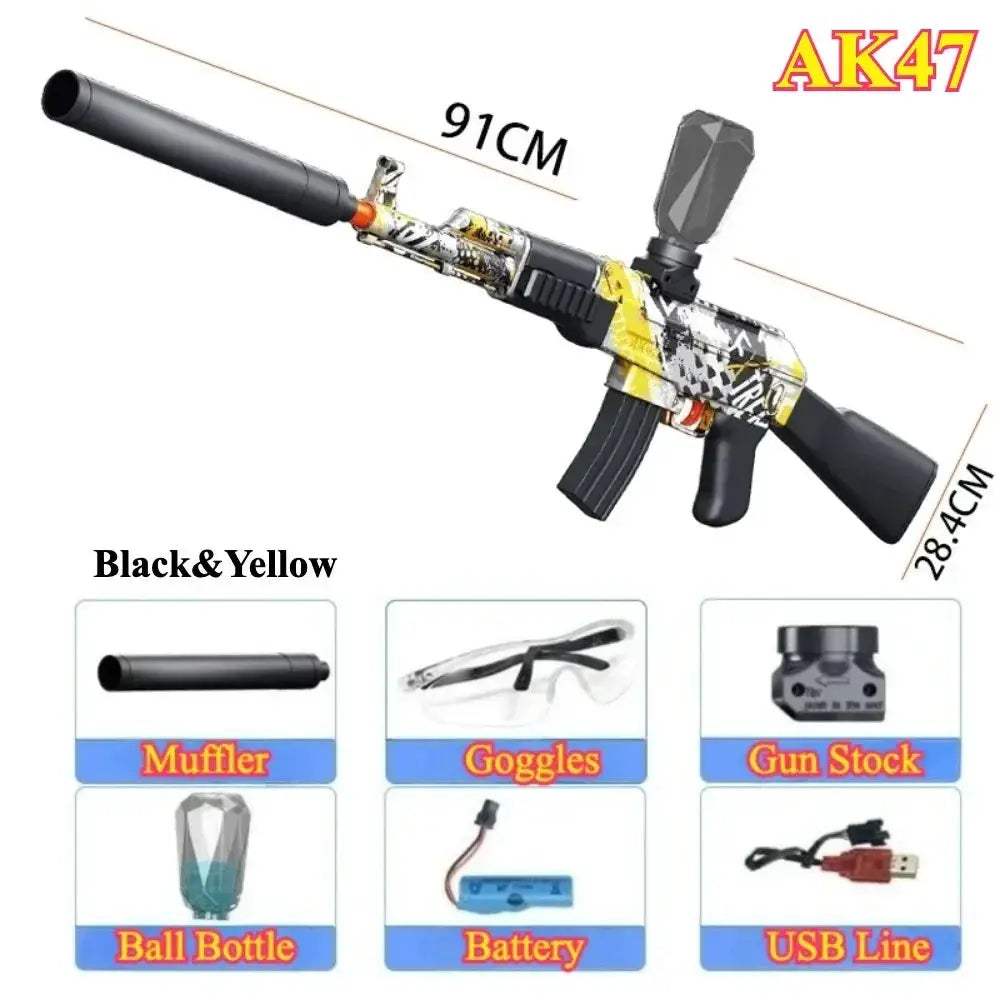 Electric Ball Blaster Toy Gun High Speed Rechargeable Outdoor Game - ToylandEU