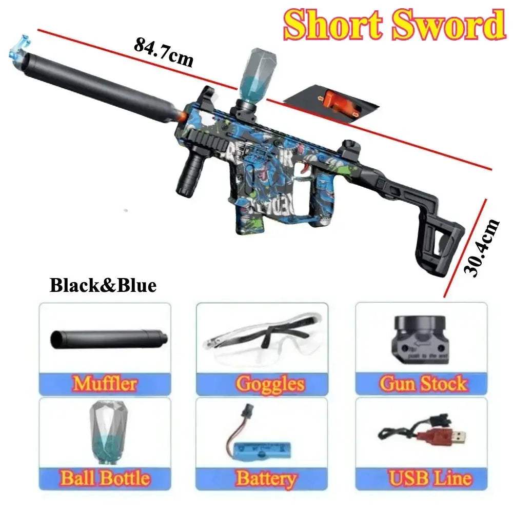 Electric Ball Blaster Toy Gun High Speed Rechargeable Outdoor Game - ToylandEU