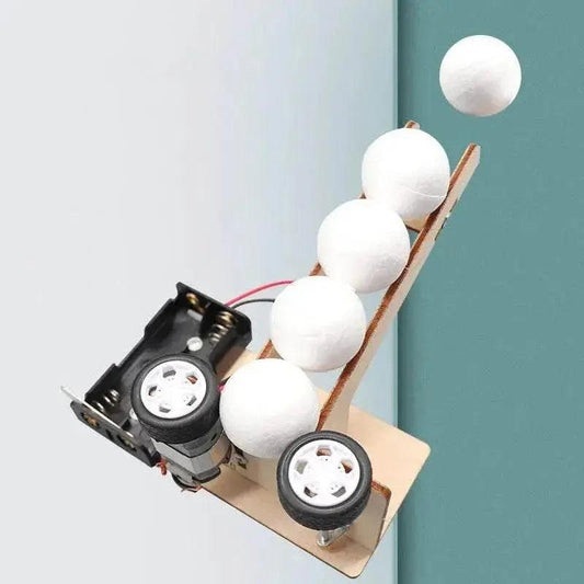  Electric Ball Pitching Machine Kits Kids DIY Science Toys Educational Technology Project Model Toys For Gift -  ToylandEU™