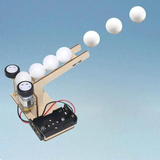  Electric Ball Pitching Machine Kits Kids DIY Science Toys Educational Technology Project Model Toys For Gift -  ToylandEU™