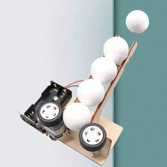  Electric Ball Pitching Machine Kits Kids DIY Science Toys Educational Technology Project Model Toys For Gift -  ToylandEU™