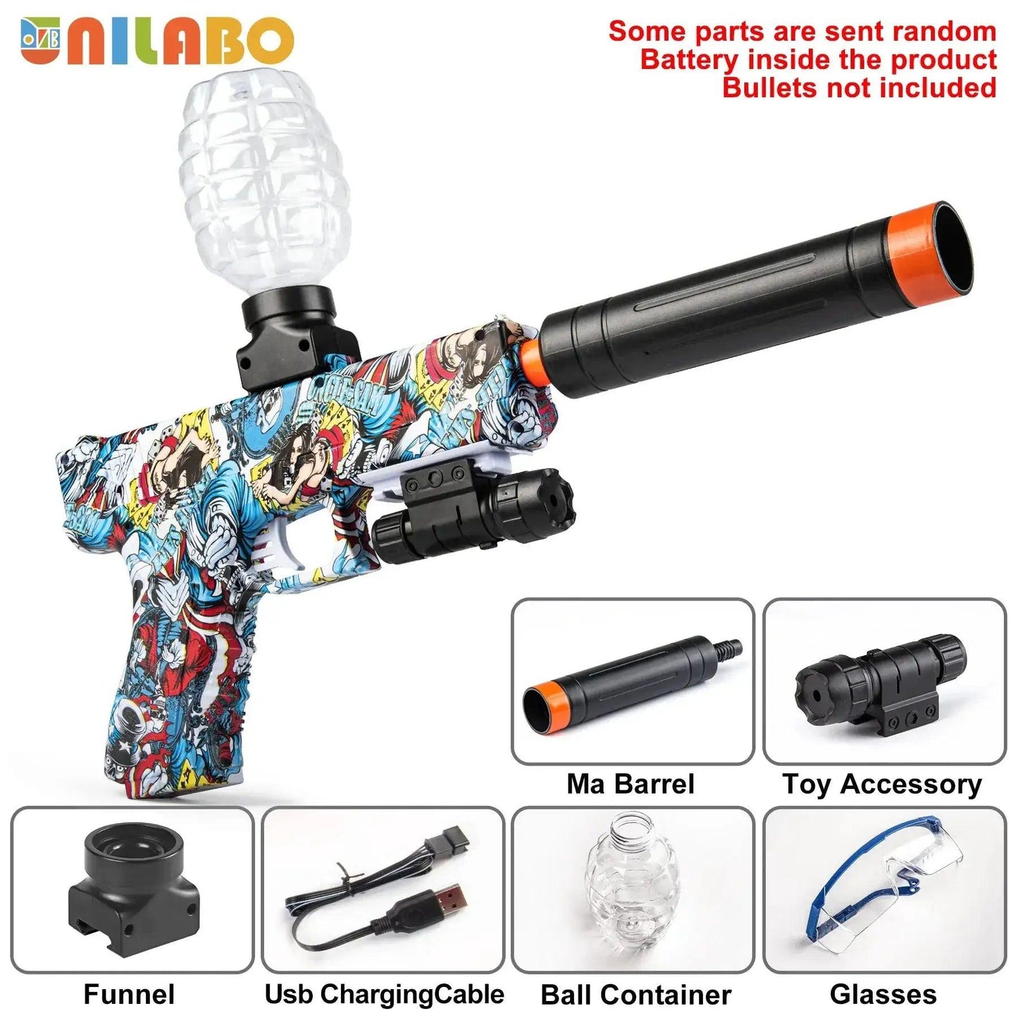  Electric Blaster Toy Gun High Precision Shooting Elite -  ToylandEU™