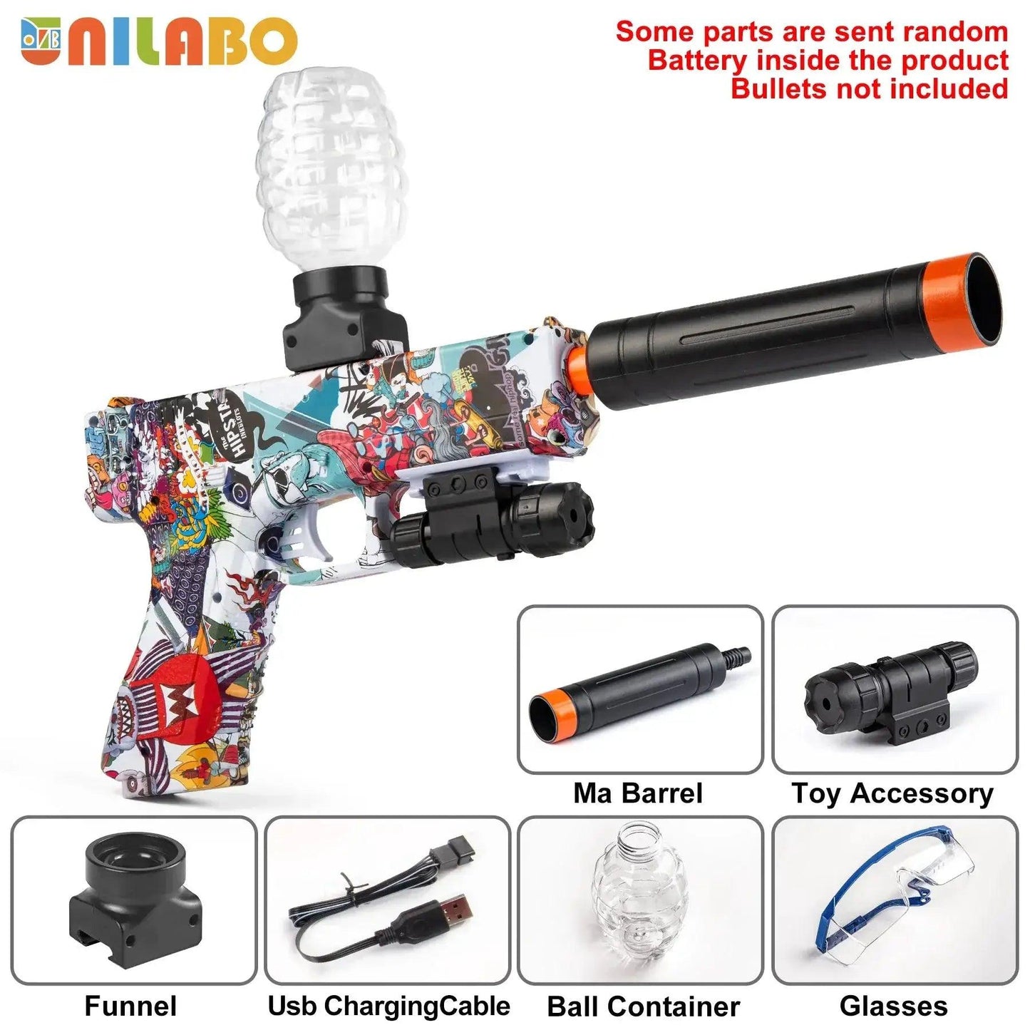  Electric Blaster Toy Gun High Precision Shooting Elite -  ToylandEU™