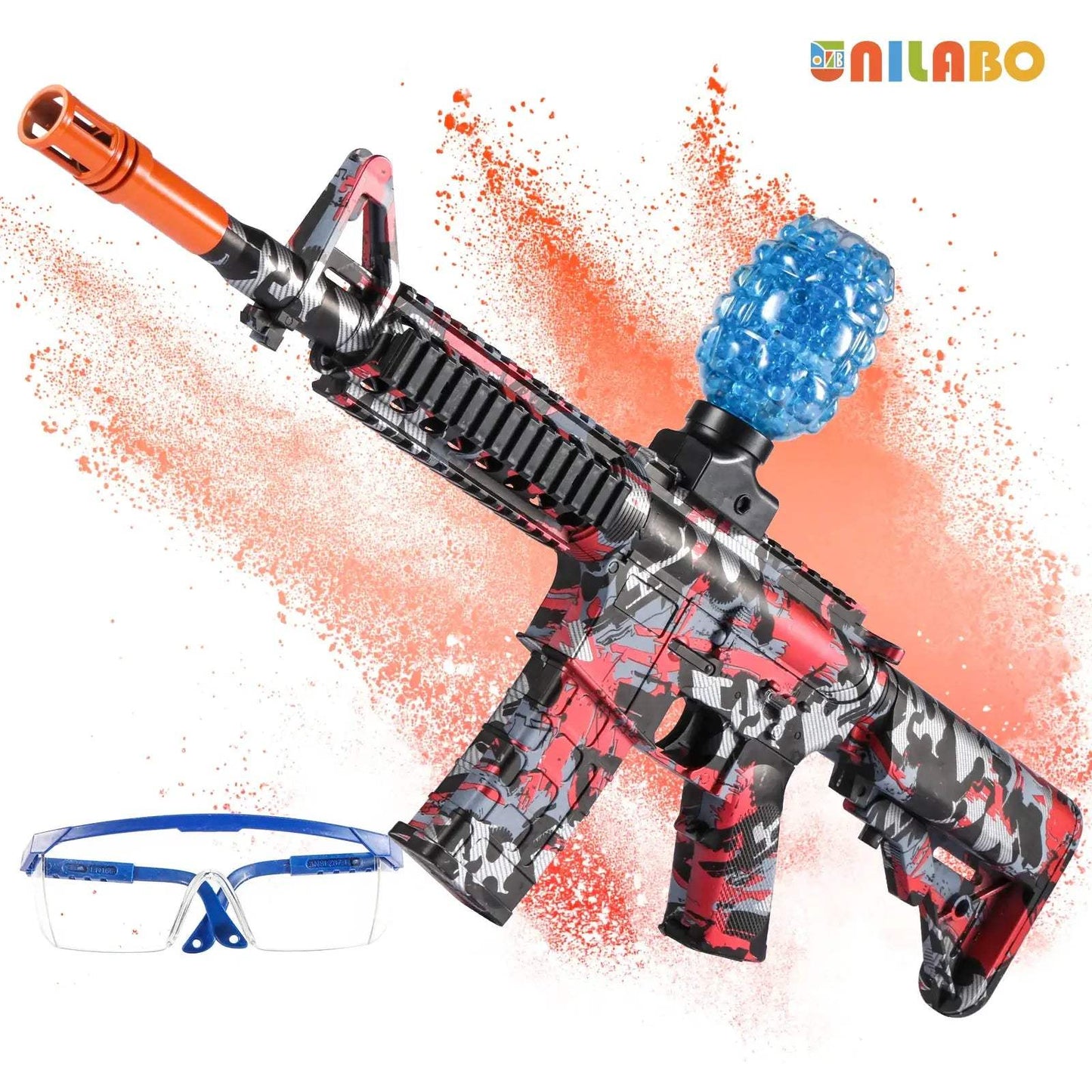Electric Blaster Toy Gun Rechargeable Auto Fire Outdoor Play - ToylandEU