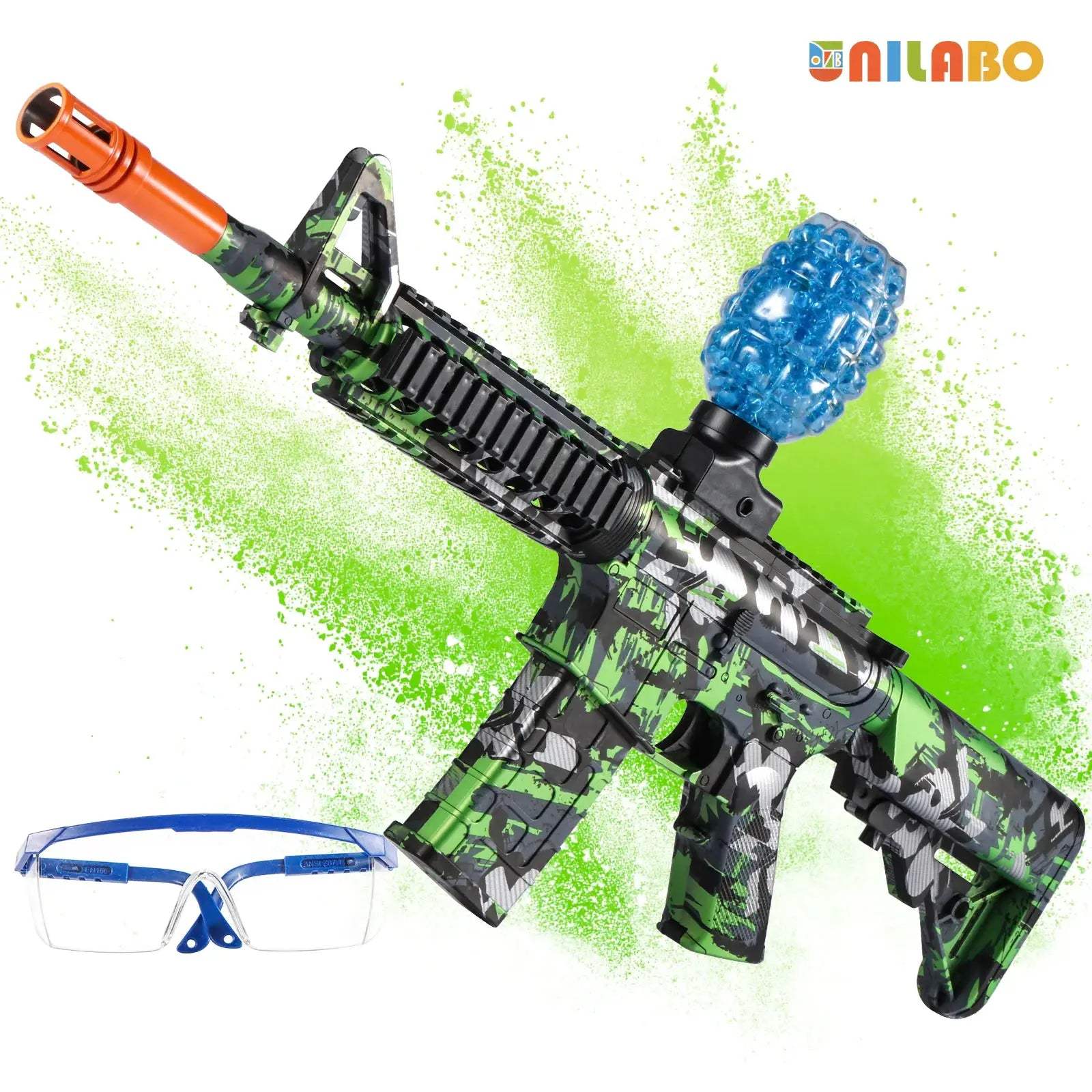 Electric Blaster Toy Gun Rechargeable Auto Fire Outdoor Play - ToylandEU