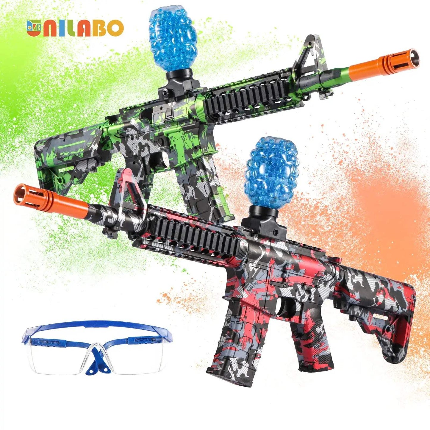 Electric Blaster Toy Gun Rechargeable Auto Fire Outdoor Play - ToylandEU