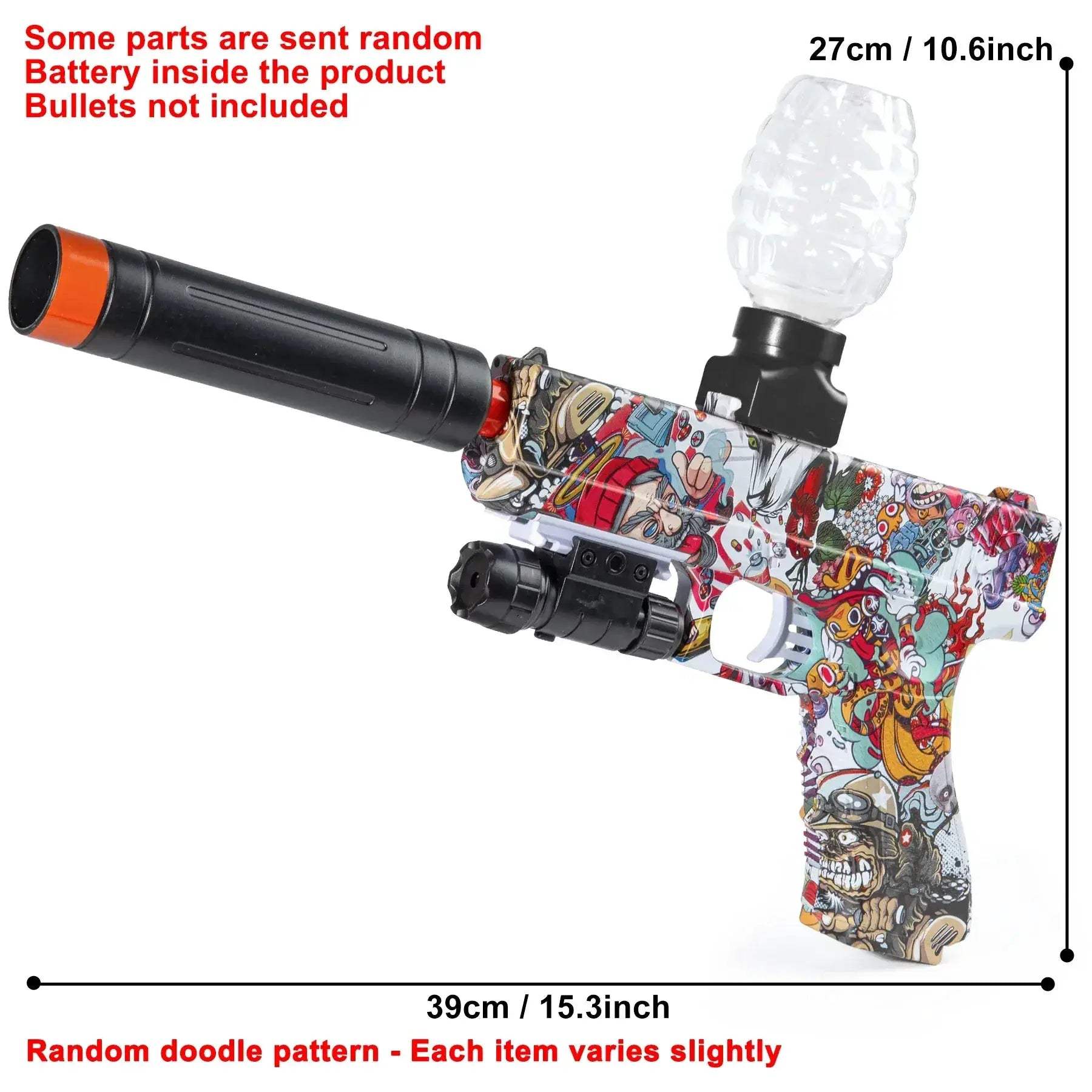Electric Blaster Toy Gun With High Precision Shooting - ToylandEU