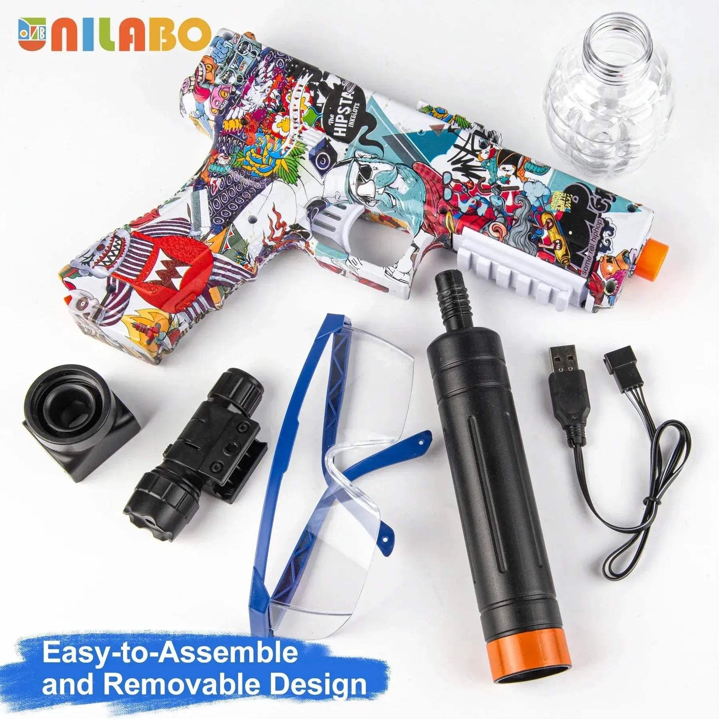 Electric Blaster Toy Gun With High Precision Shooting - ToylandEU