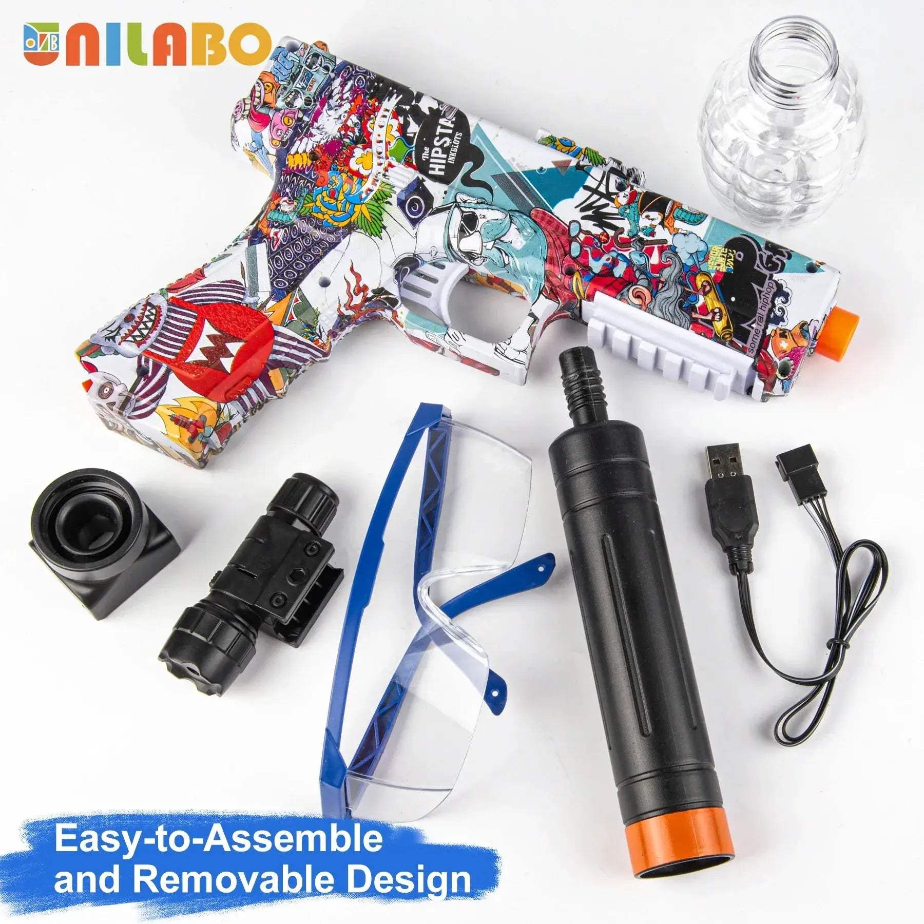 Electric Blaster Toy Gun With High Precision Shooting - ToylandEU
