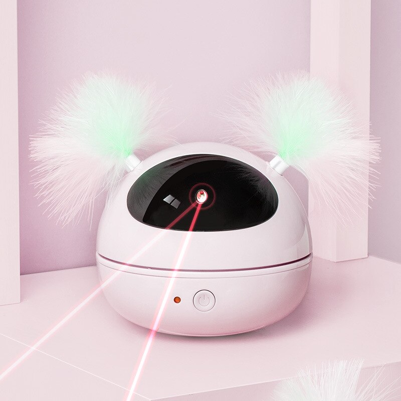 Interactive Automatic Cat Toy with Feathers and Infrared Light AliExpress Toyland EU