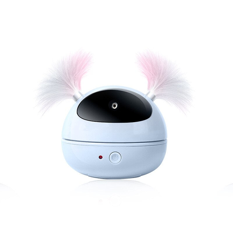 Interactive Automatic Cat Toy with Feathers and Infrared Light - ToylandEU