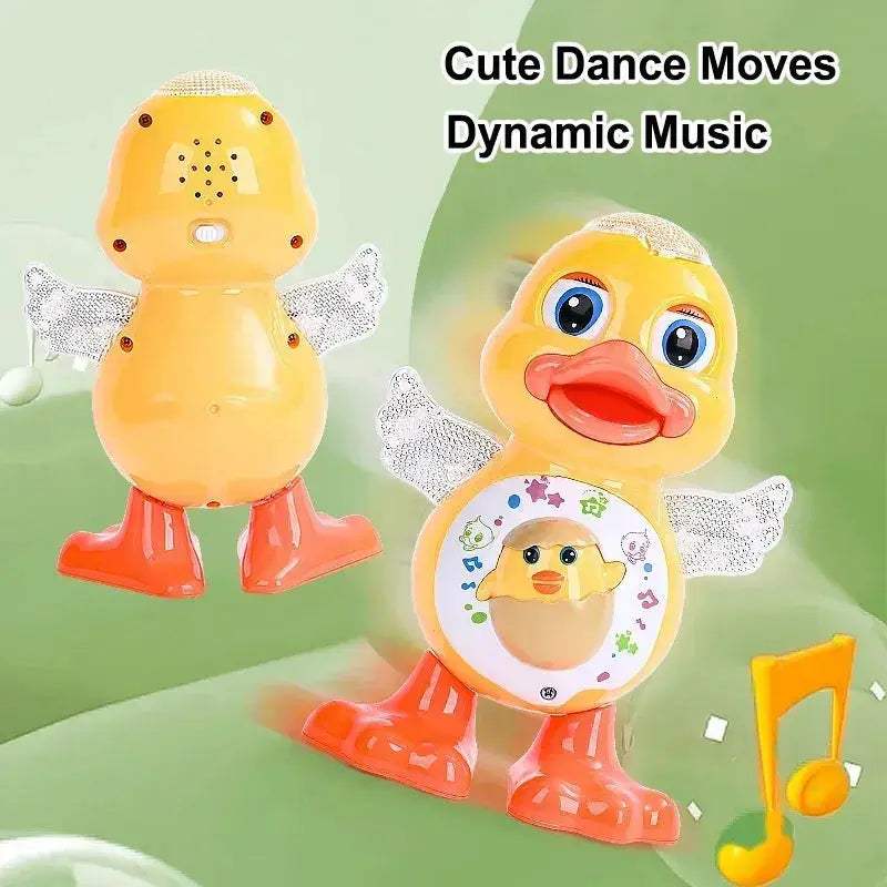 Electric Dancing Duck Toy With Music Lights Educational Electronic Pet - ToylandEU