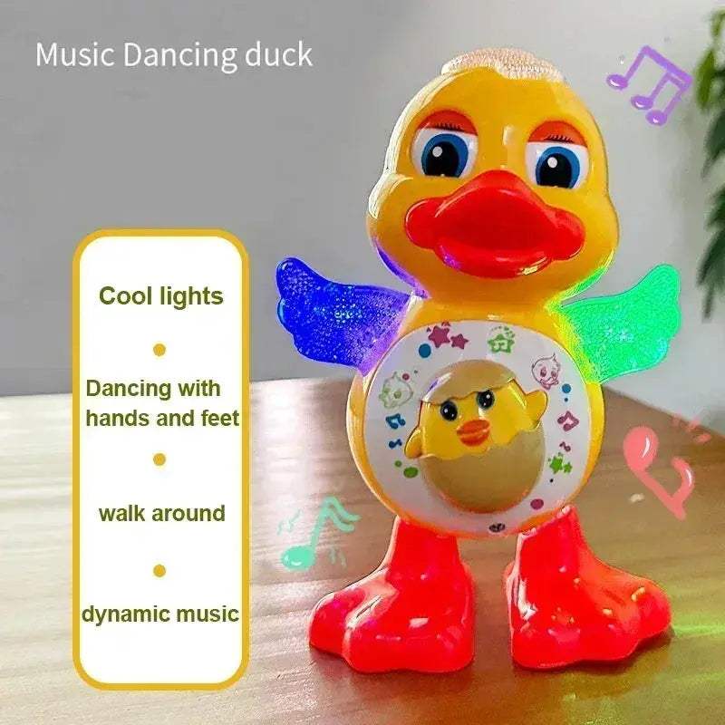 Electric Dancing Duck Toy With Music Lights Educational Electronic Pet - ToylandEU