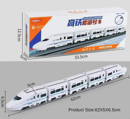 Electric Diecast Toy Train With Sound Light And Music - ToylandEU