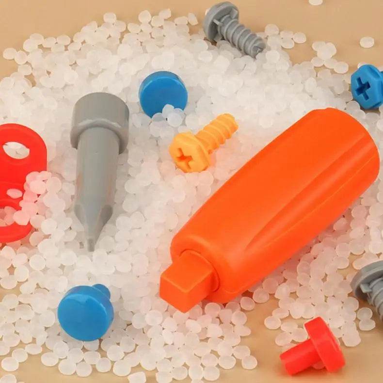 Electric Drill Screw Nut 3D Screwing Blocks Set Puzzle Toys - ToylandEU