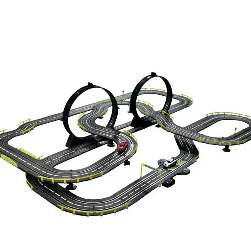 Electric Dual Remote Control RC Car Racing Track Toy - ToylandEU