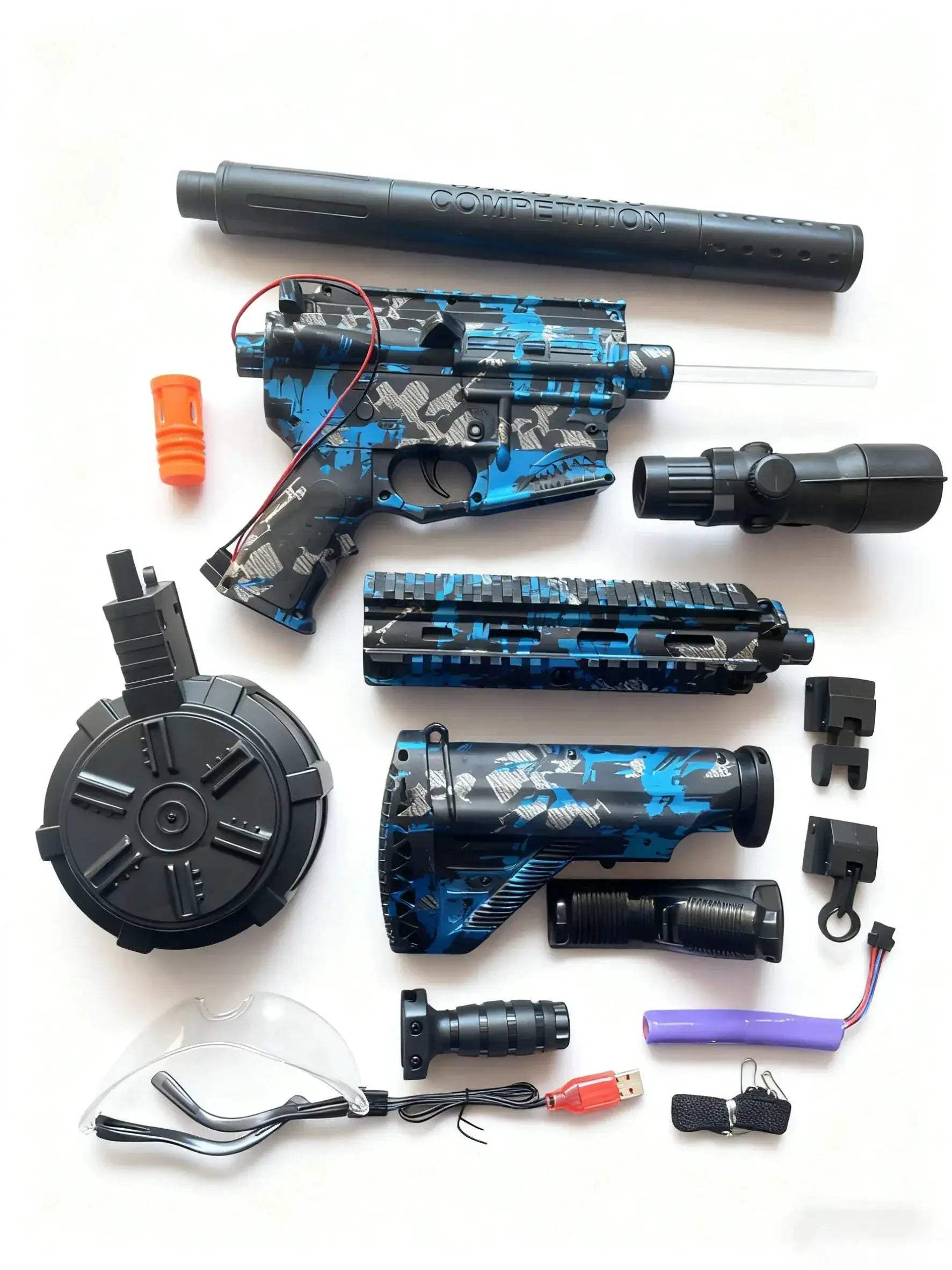 Electric Gel Ball Blaster Nerf Style For Outdoor Battles - ToylandEU