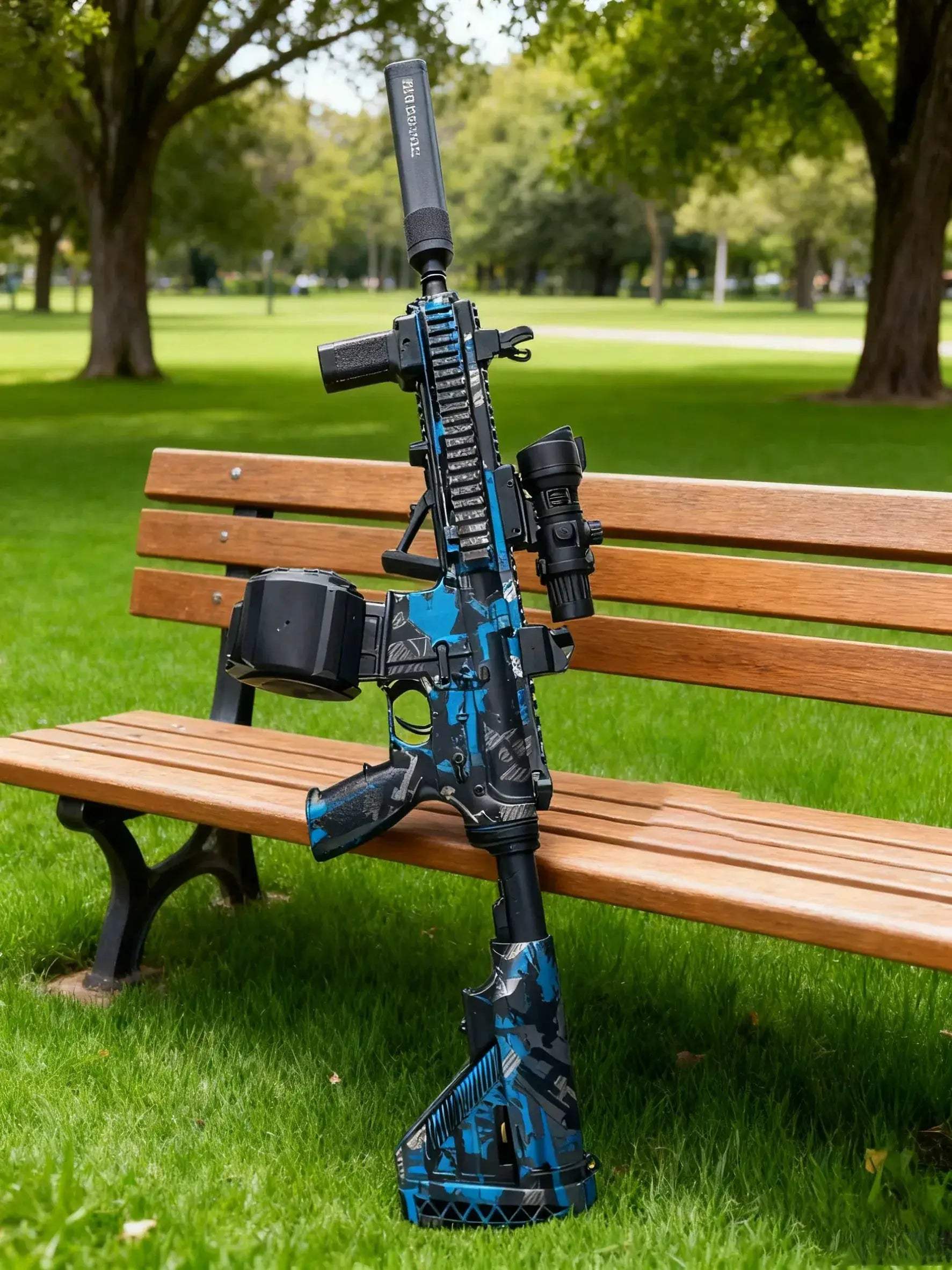 Electric Gel Ball Blaster Nerf Style For Outdoor Battles - ToylandEU