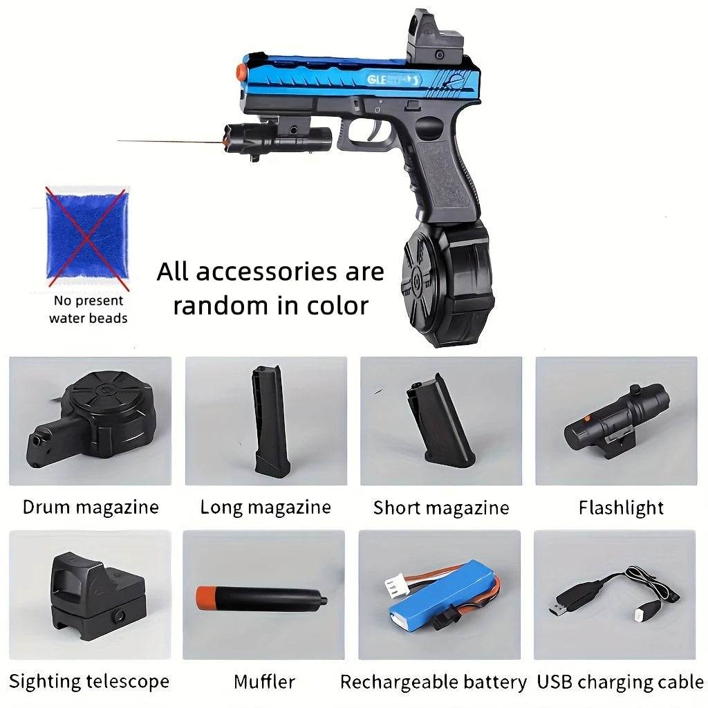 Electric Gel Ball Blaster with Drum Manual and Automatic Pistol - ToylandEU