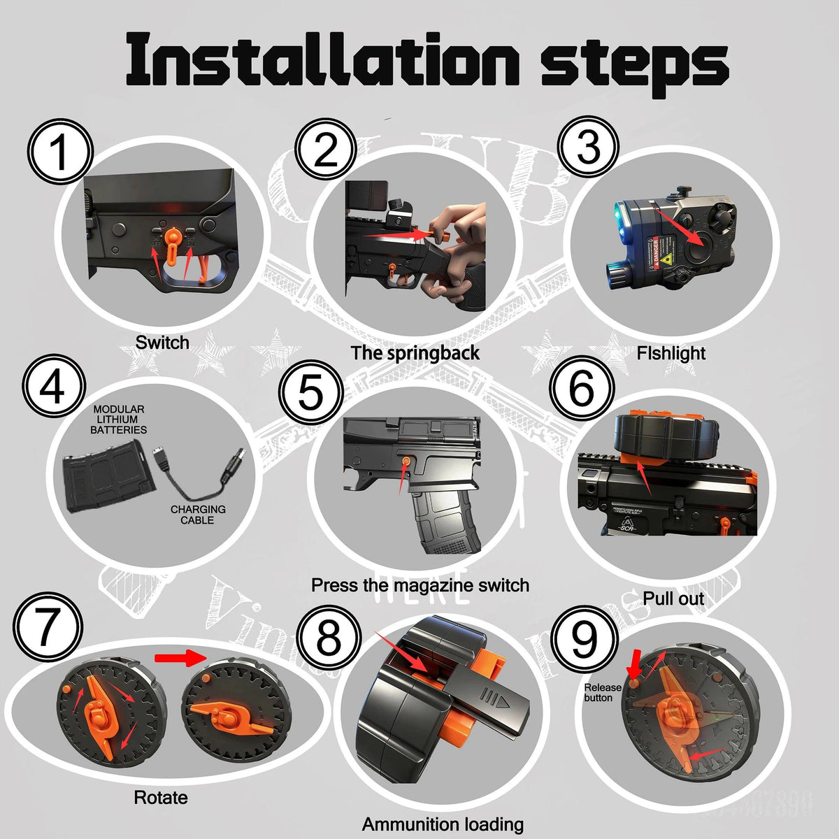 Electric Gel Blaster | Full Auto Trigger | Toylandeu™