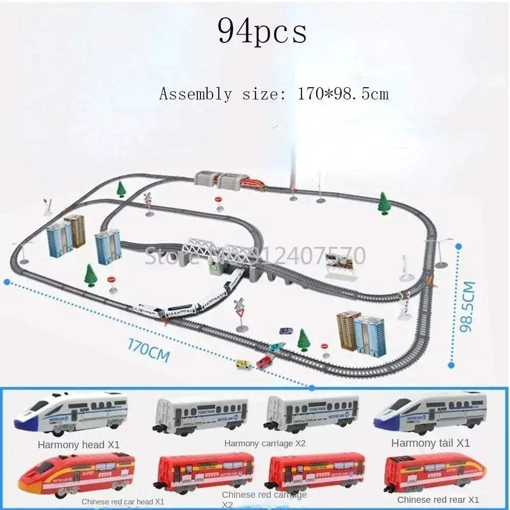 Electric High Speed Train Set For Model Railway Enthusiasts - ToylandEU