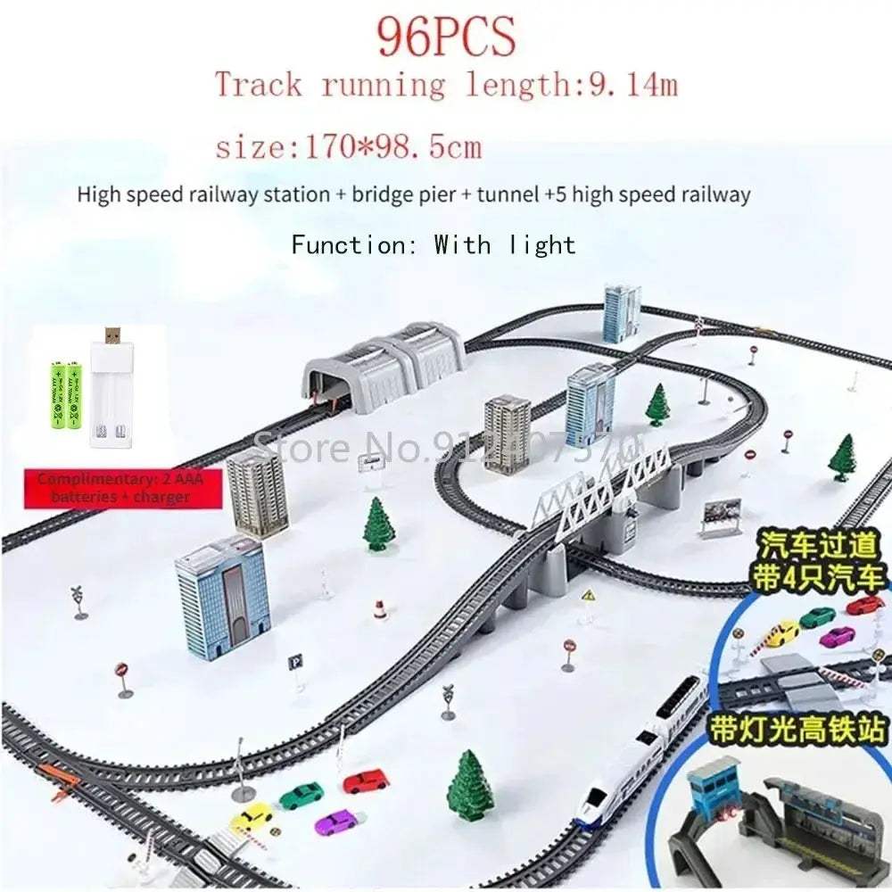 Electric High Speed Train Set For Model Railway Enthusiasts - ToylandEU