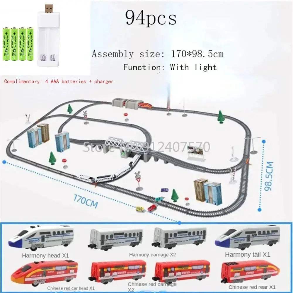 Electric High Speed Train Set For Model Railway Enthusiasts - ToylandEU