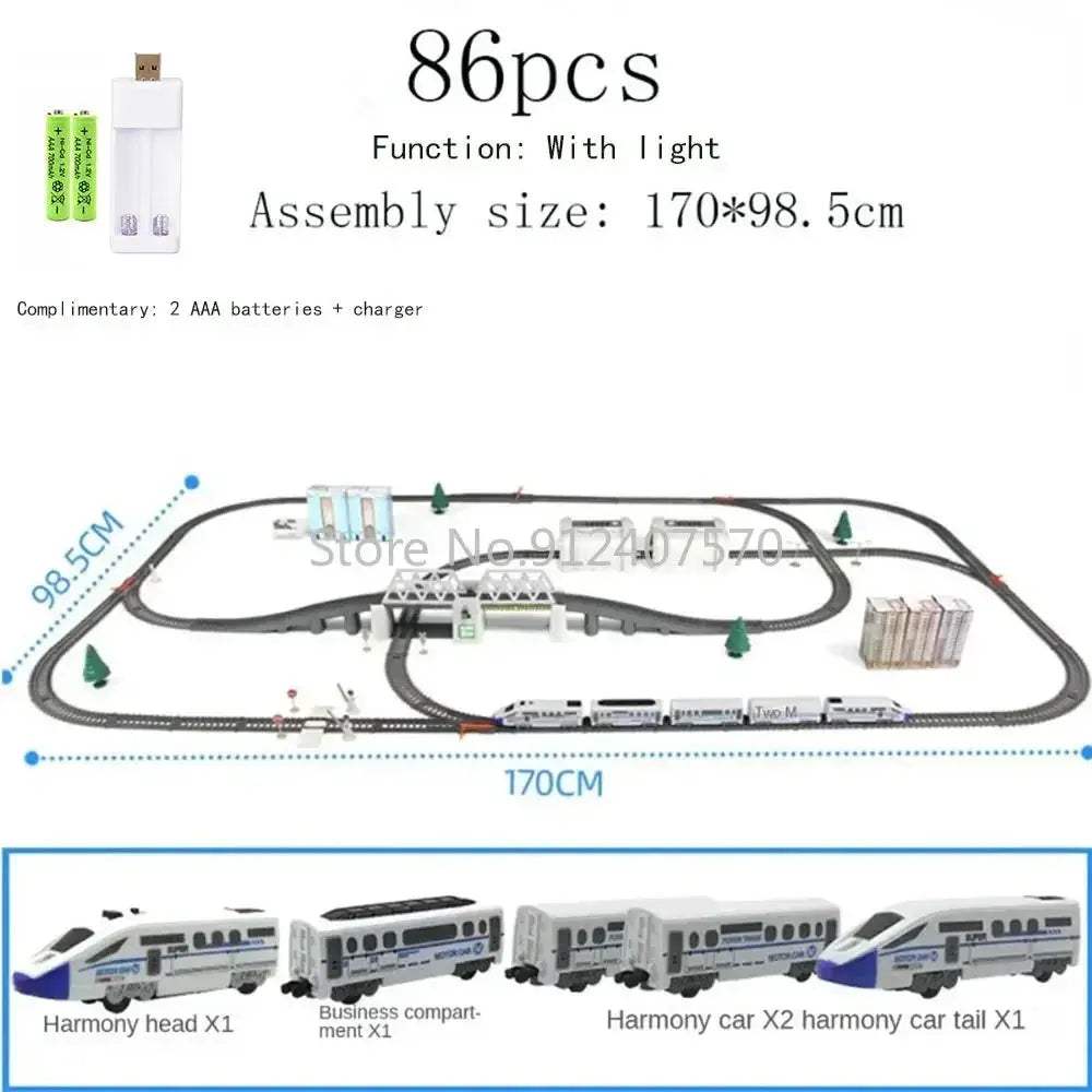 Electric High Speed Train Set For Model Railway Enthusiasts - ToylandEU