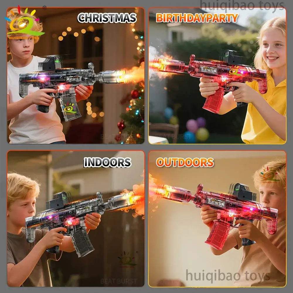 Electric MP5 Toy Gun With Light Smoke Effect For Outdoor - ToylandEU