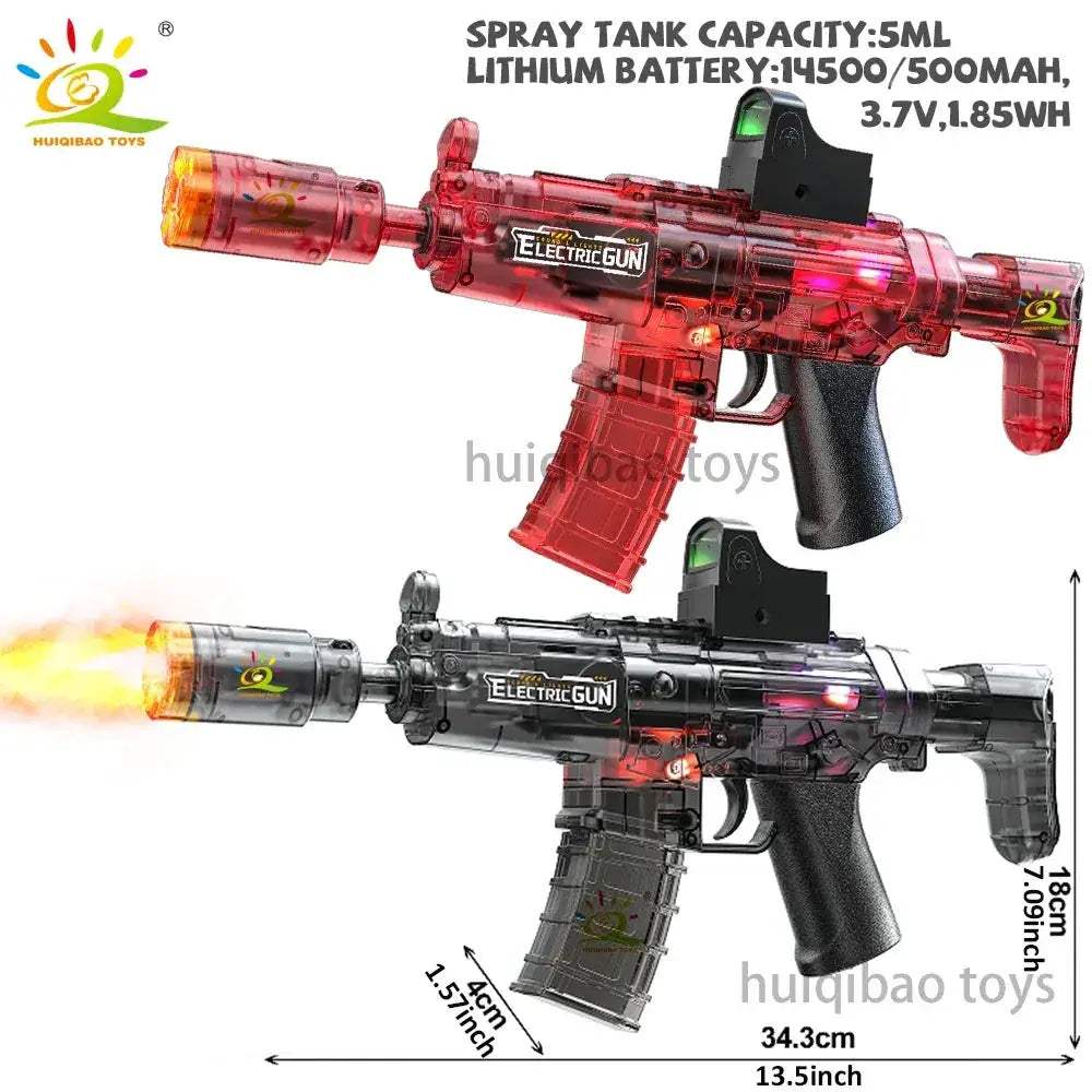 Electric MP5 Toy Gun With Light Smoke Effect For Outdoor - ToylandEU